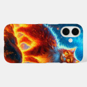 Enchanted Fire Feline Case-Mate iPhone Case (Achterkant (horizontaal))