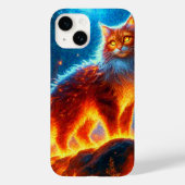 Enchanted Fire Feline Case-Mate iPhone Case (Achterkant)