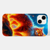 Enchanted Fire Feline Case-Mate iPhone Case (Achterkant (horizontaal))