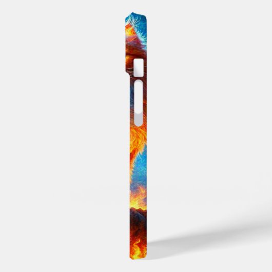 Enchanted Fire Feline Case-Mate iPhone Case (Achterkant / Links)