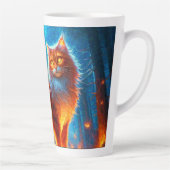 Enchanted Fire Feline Latte Mok (Rechts)