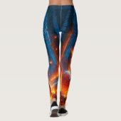Enchanted Fire Feline Leggings (Achterkant)