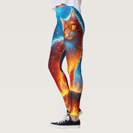 Enchanted Fire Feline Leggings (Links)