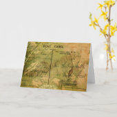 Enchanted Flamingo Collage Kaart (Gele Bloem)