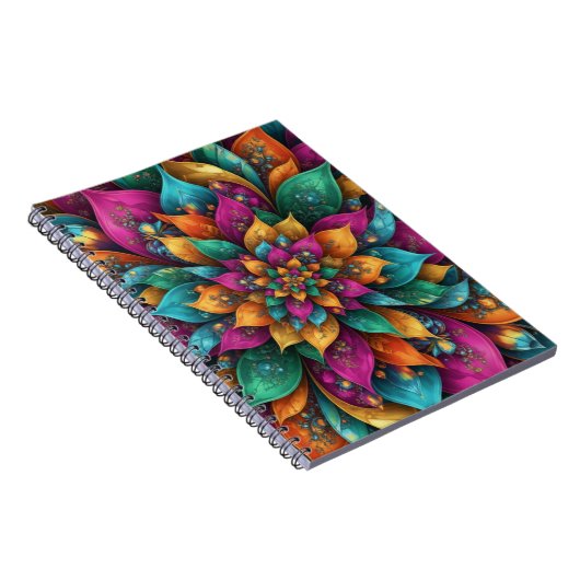 Enchanted Flora Gold Watercolor Botanical Notebook Notitieboek (Rechterzijde)