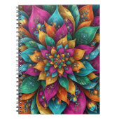 Enchanted Flora Gold Watercolor Botanical Notebook Notitieboek (Voorkant)