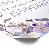 Enchanted Floral Butterfly Envelope Station Poster (Hoek)