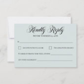 Enchanted Floral Carriage Fairytale Wedding Mail RSVP Kaartje (Voorkant)