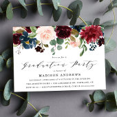 Enchanted Floral Graduation Party Kaart