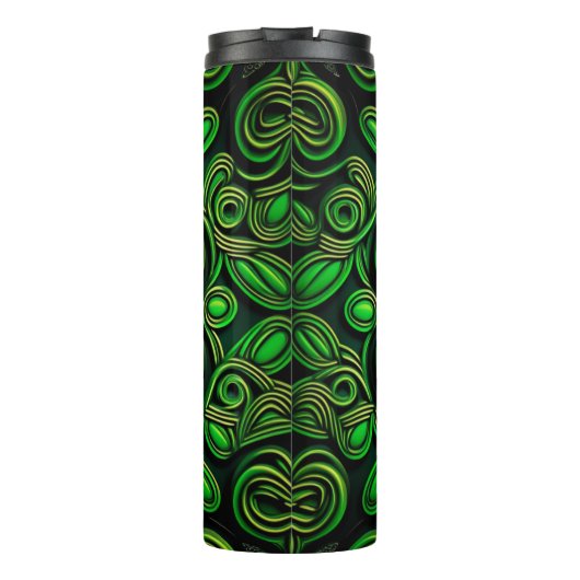 🍀 Enchanted Floral Symphony 🍀 Thermosbeker (Achterkant)