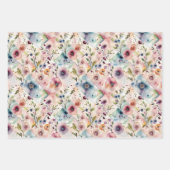 Enchanted Floral Trio Inpakpapier Vel (Voorkant 3)