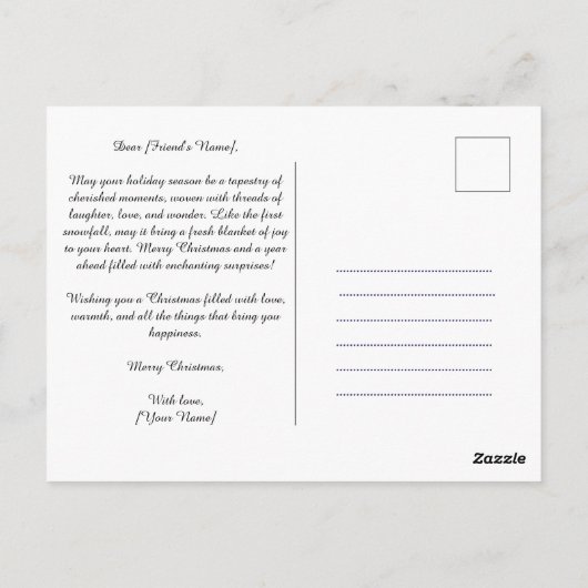 Enchanted Florals: een op folklore geïnspireerde k Briefkaart (Achterkant)