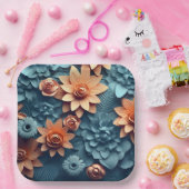 Enchanted Flower-kartonnen zakken Papieren Bordje (Feest)