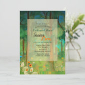 Enchanted Forest 2 Prom-uitnodigingen Kaart (Staand voorkant)