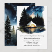 Enchanted Forest Adventure wacht op Baby shower Kaart (Voorkant / Achterkant)