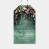 Enchanted Forest Arch Baby shower Welkomstbord Cadeaulabel (Voorkant)