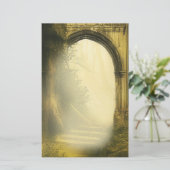 Enchanted Forest Arch Briefpapier (Staand voorkant)