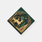 Enchanted Forest Arch – Golden Reindeer Servet (Hoek)
