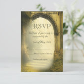 Enchanted Forest Arch Wedding RSVP (Staand voorkant)