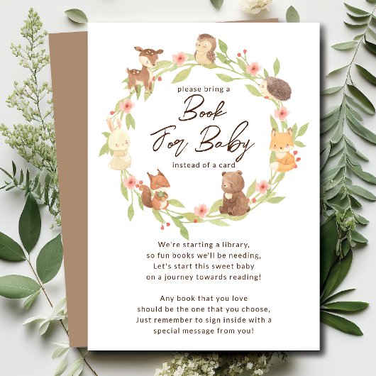 Enchanted Forest Baby Book Kaart