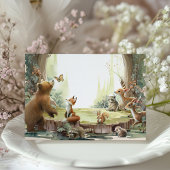 Enchanted Forest Baby shower Boek Aanvraag Kaart