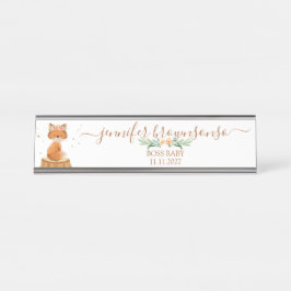 Enchanted Forest Baby Shower Bureau Naambordje