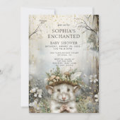 Enchanted Forest Baby shower Kaart (Voorkant)