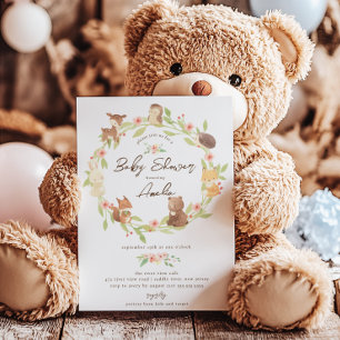 Enchanted Forest Baby shower Kaart