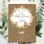 Enchanted Forest Baby shower Kaart