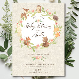 Enchanted Forest Baby shower Kaart