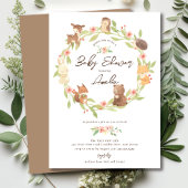 Enchanted Forest Baby shower Kaart
