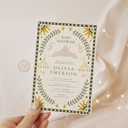 Enchanted Forest Baby shower Kaart