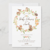 Enchanted Forest Baby shower Kaart (Voorkant)