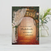 Enchanted Forest Bachelorette Weekend Getaway Kaart (Staand voorkant)