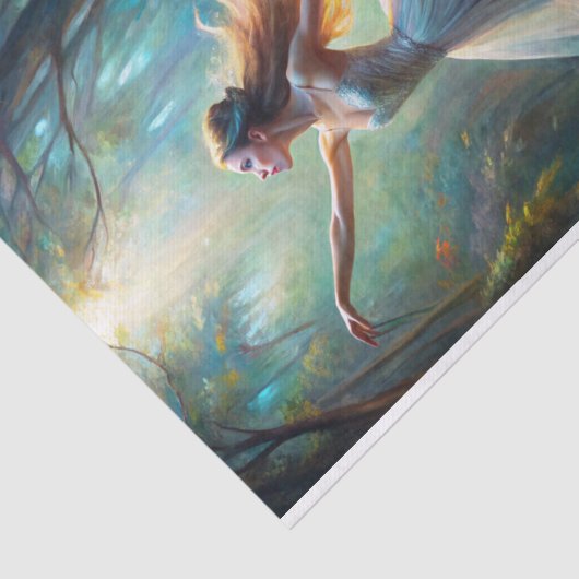 Enchanted Forest Ballerina Decoupage Tissuepapier (Detail)