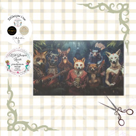 Enchanted Forest Band Decoupage Tissuepapier