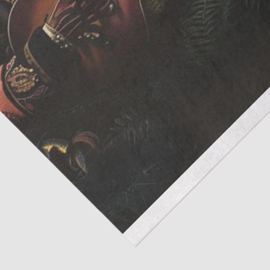 Enchanted Forest Band Decoupage Tissuepapier (Detail)