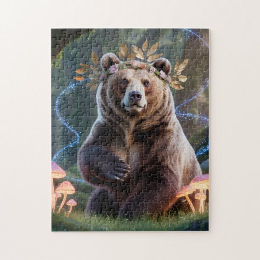Enchanted Forest Bear Legpuzzel (Verticaal)