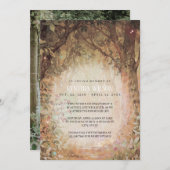 Enchanted Forest begrafenis viering van het leven  Kaart (Voorkant / Achterkant)