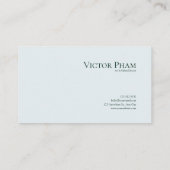 Enchanted Forest Blauwgroen en gouden Waterverf Visitekaartje (Achterkant)