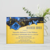 Enchanted Forest Butterfly Rehearsal Dinner Kaart (Staand voorkant)