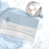 Enchanted Forest Christmas Day Holiday Kaart