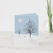 Enchanted Forest Christmas Day Holiday Kaart (Voorkant)