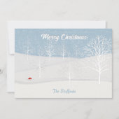 Enchanted Forest Christmas Day Holiday Kaart (Voorkant)