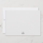 Enchanted Forest Christmas Day Holiday Kaart (Achterkant)