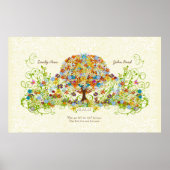 Enchanted Forest Circle of Love Wedding Tree Poster (Voorkant)