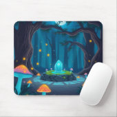 Enchanted Forest Crystal Mouse Pad Muismat (Met muis)