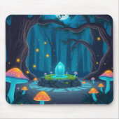 Enchanted Forest Crystal Mouse Pad Muismat (Voorkant)