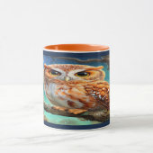 Enchanted Forest Cute Night Owl Coffee Mug Mok (Midden)