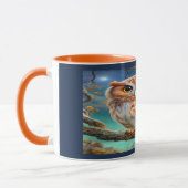 Enchanted Forest Cute Night Owl Coffee Mug Mok (Links)